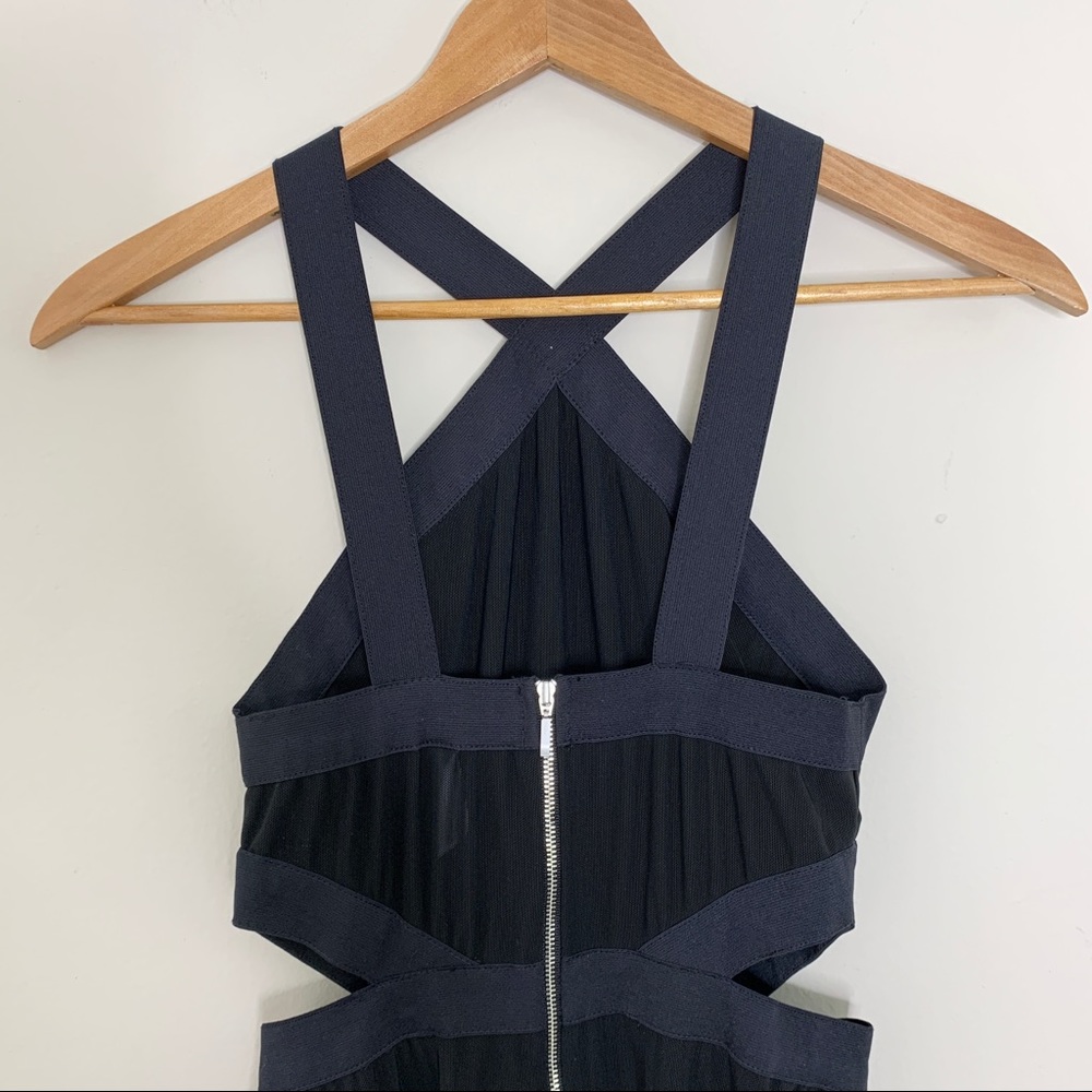 Bec & Bridge Parallel Halter Cutout Mesh Dress - image 7